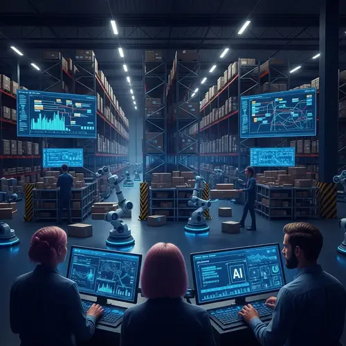 Amazon warehouse robots